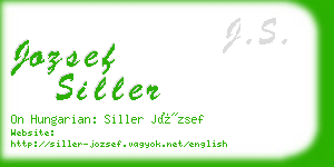 jozsef siller business card